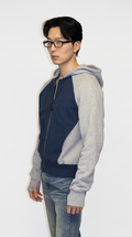 Jin 00A Hoodie Maverick Blue/Cloud Grey