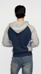 Jin 00A Hoodie Maverick Blue/Cloud Grey