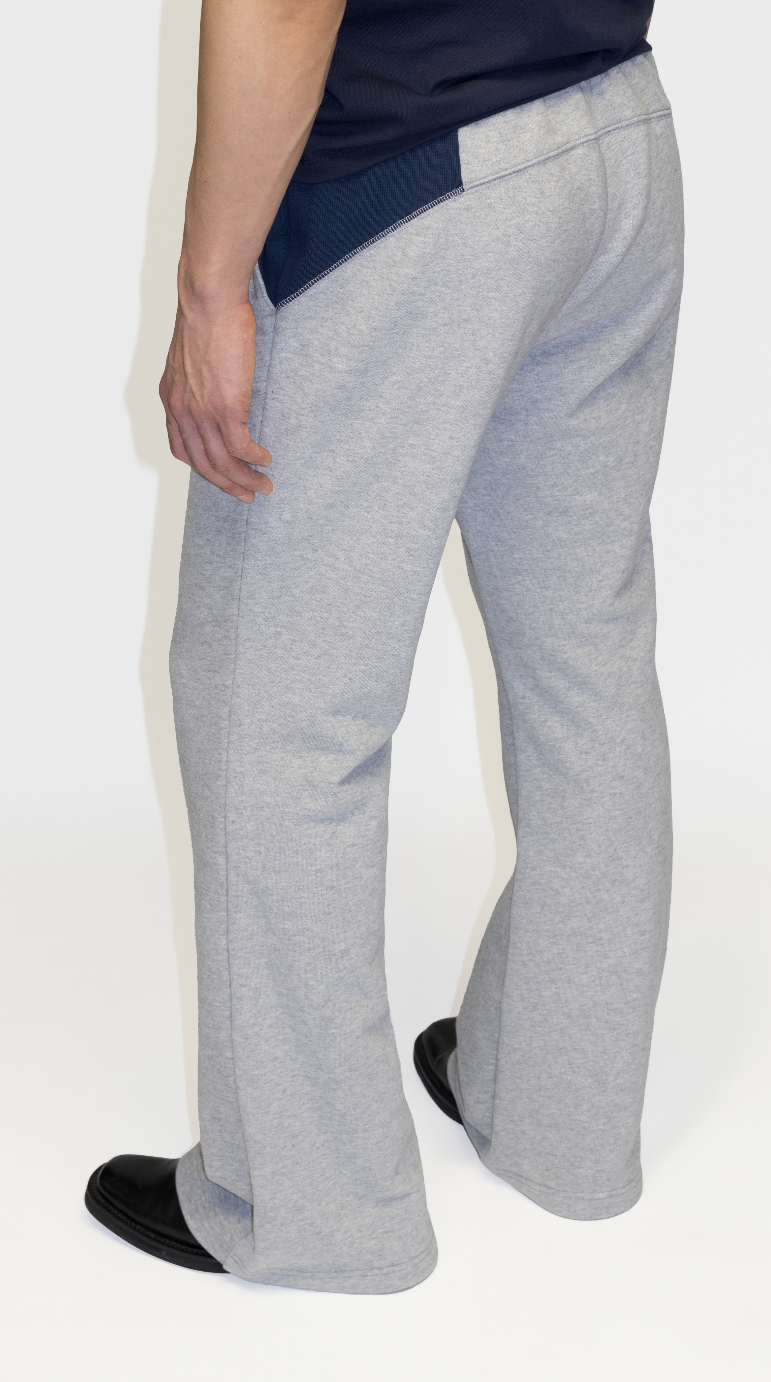 Jin 00A Bootcut Trousers Cloud Grey/Maverick Blue