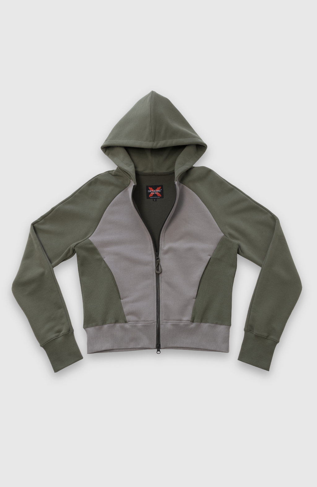 Jin 00A Hoodie Sage Green/Warm Grey